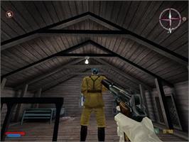 In game image of No One Lives Forever 2 - A Spy in H.A.R.M.'s Way on the Microsoft Windows.