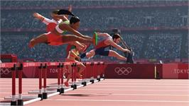 In game image of Olympic Games Tokyo 2020 - The Official Video Game on the Microsoft Windows.