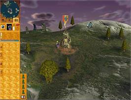 In game image of Populous - The Beginning on the Microsoft Windows.