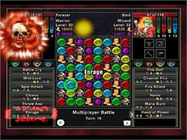 In game image of Puzzle Quest - Challenge of the Warlords on the Microsoft Windows.