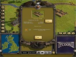 In game image of Railroad Tycoon II on the Microsoft Windows.