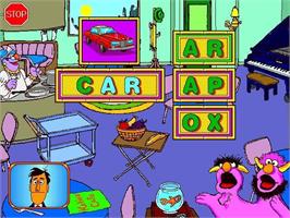 In game image of Sesame Street - Let's Make a Word! on the Microsoft Windows.