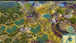 In game image of Sid Meier's Civilization V on the Microsoft Windows.