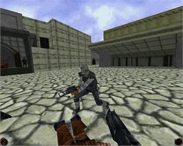 In game image of Star Wars - Jedi Knight - Dark Forces II on the Microsoft Windows.