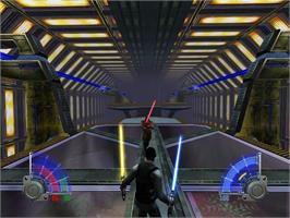 In game image of Star Wars - Jedi Knight - Jedi Academy on the Microsoft Windows.