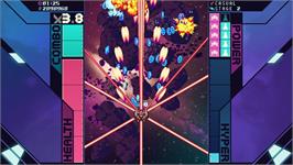 In game image of Super Galaxy Squadron EX Turbo on the Microsoft Windows.
