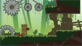 In game image of Super Meat Boy Forever on the Microsoft Windows.