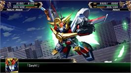 In game image of Super Robot Wars V on the Microsoft Windows.