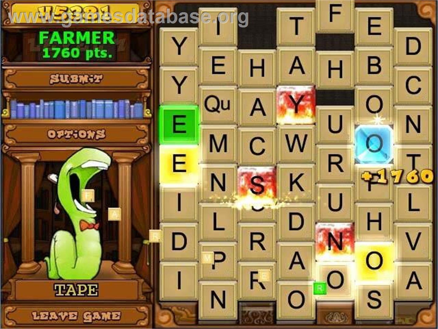 Bookworm Deluxe - Microsoft Windows - Artwork - In Game