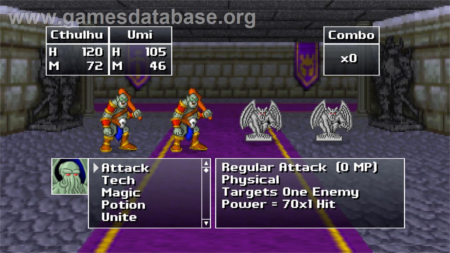 Cthulhu Saves the World - Microsoft Windows - Artwork - In Game