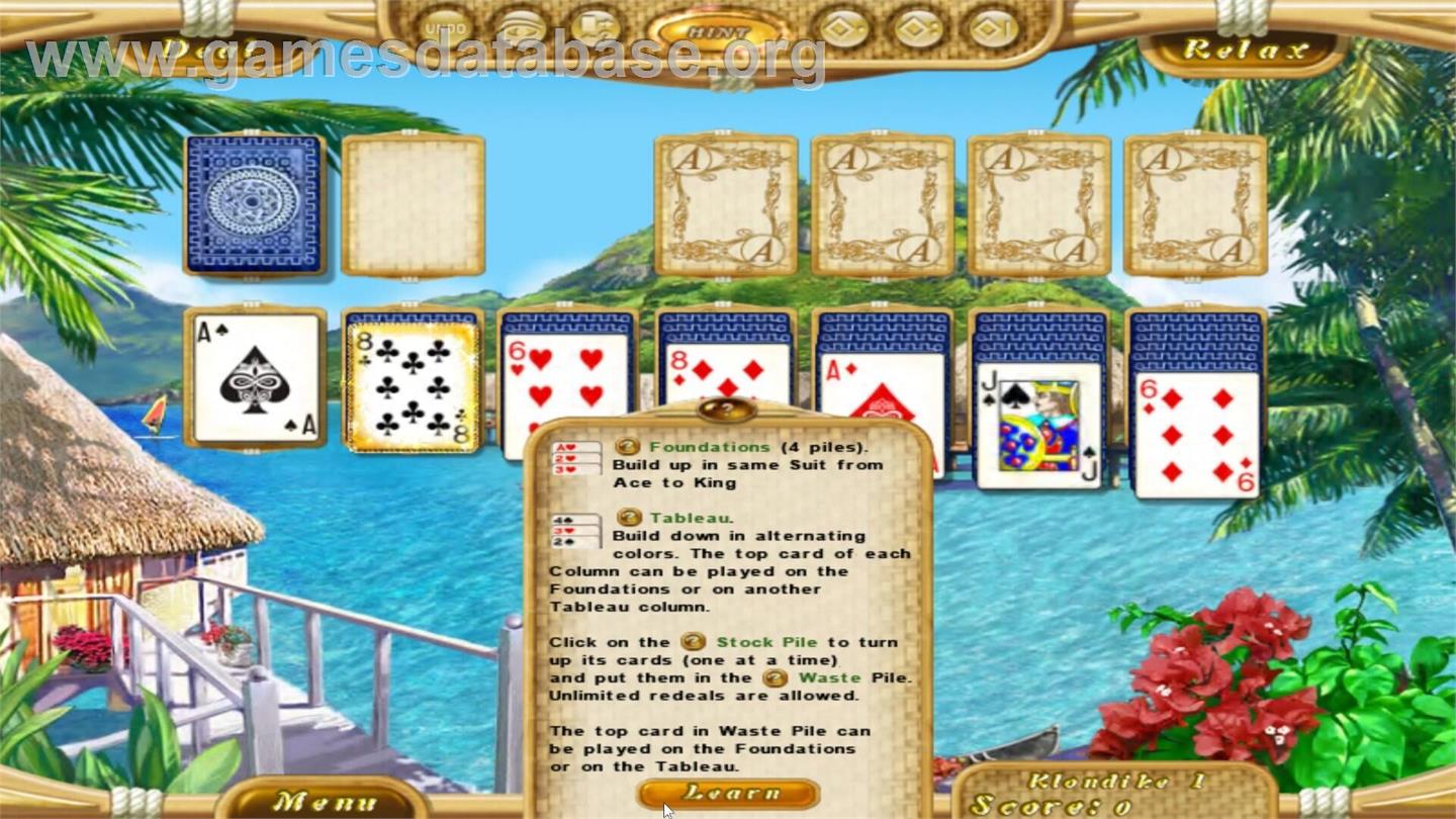 Dream Vacation Solitaire - Microsoft Windows - Artwork - In Game