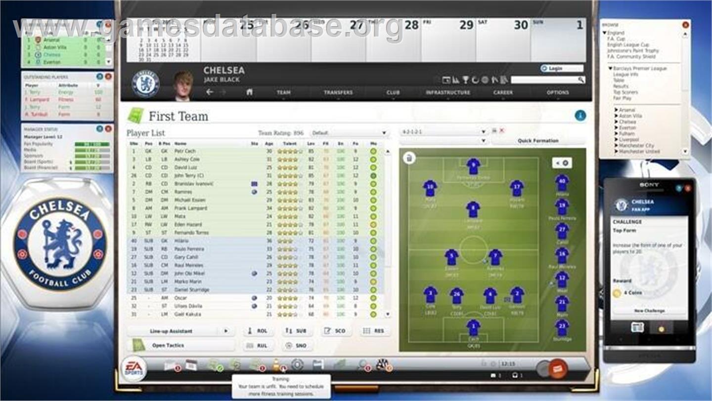 FIFA Manager 13 - Microsoft Windows - Artwork - In Game