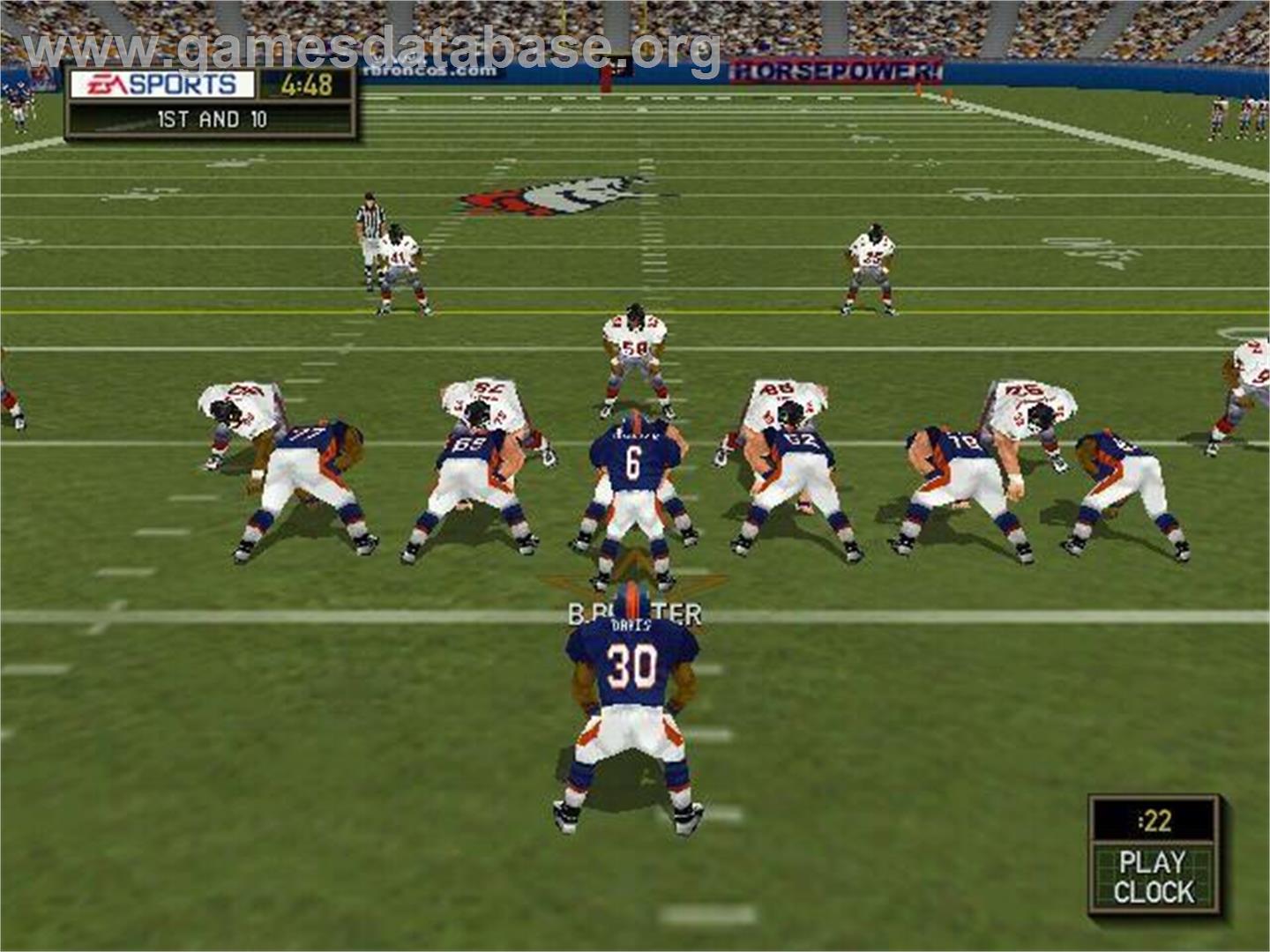 Madden NFL 2000 - Microsoft Windows - Artwork - In Game
