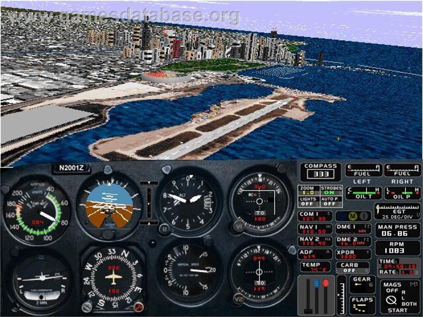 Microsoft Flight Simulator for Windows 95 - Microsoft Windows - Artwork - In Game
