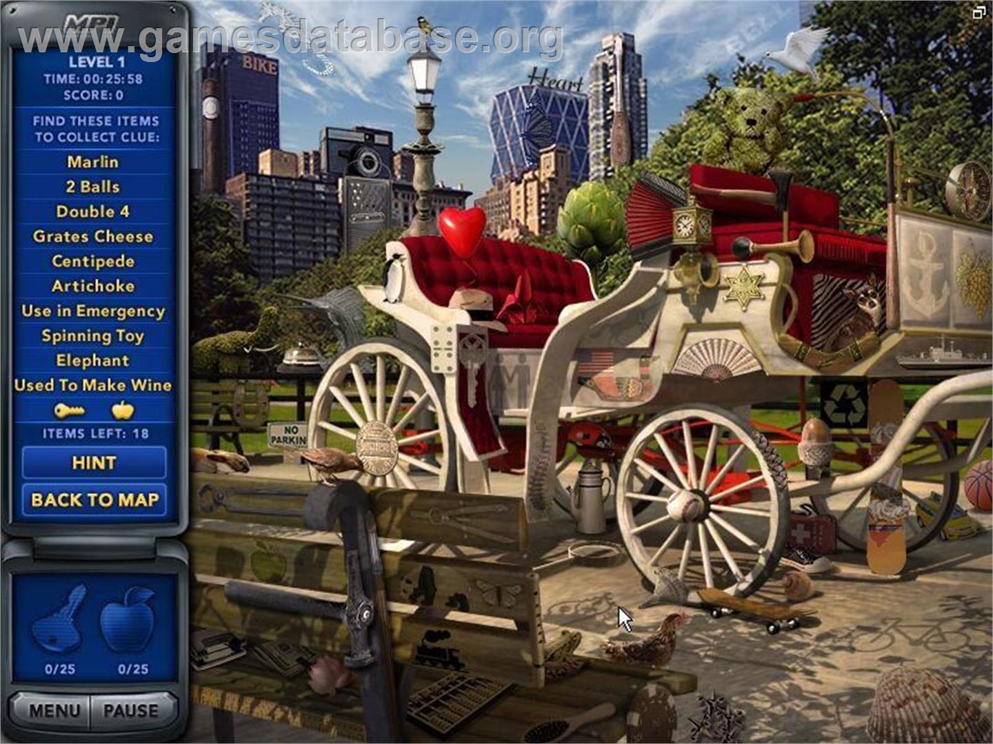 Mystery P.I. - The New York Fortune - Microsoft Windows - Artwork - In Game