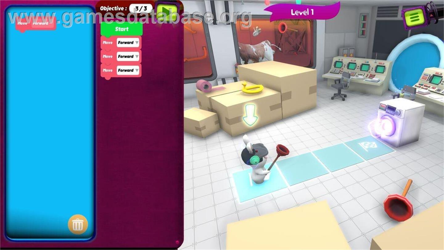 Rabbids - Coding! - Microsoft Windows - Artwork - In Game