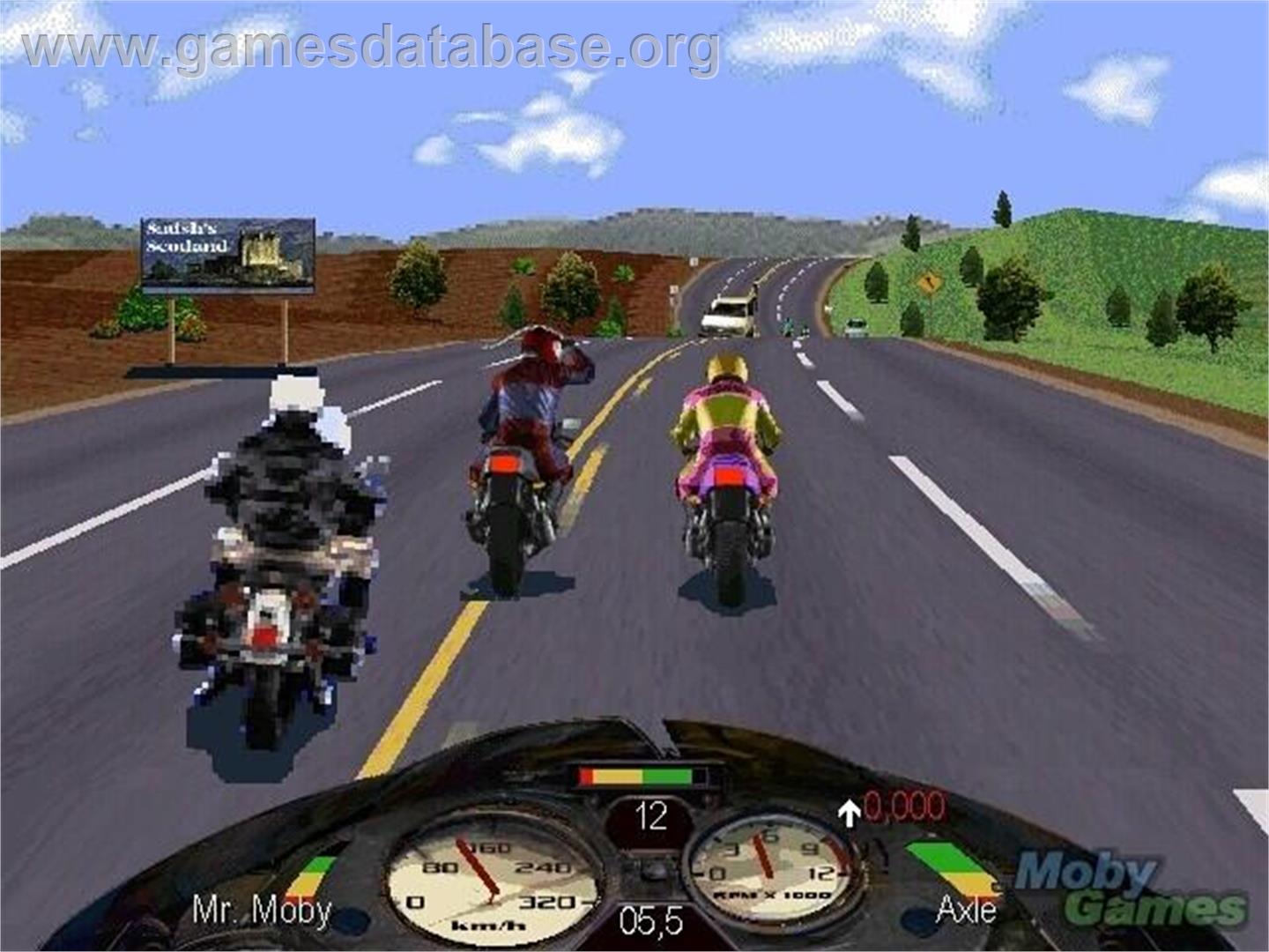 Road Rash - Microsoft Windows - Artwork - In Game