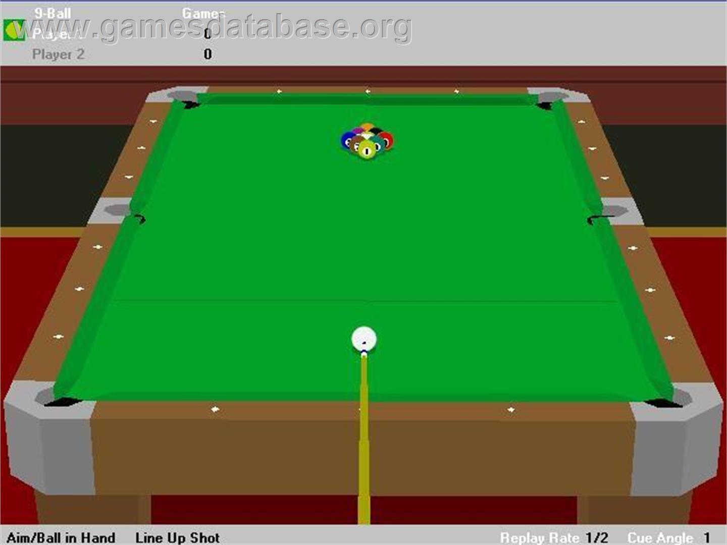 Virtual Pool - Microsoft Windows - Artwork - In Game