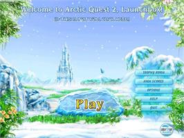 Title screen of Arctic Quest on the Microsoft Windows.