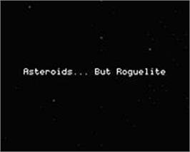 Title screen of Asteroids on the Microsoft Windows.
