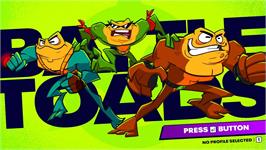 Title screen of Battletoads on the Microsoft Windows.