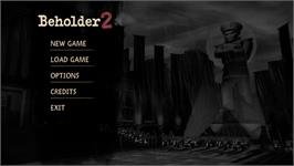 Title screen of Beholder 2 on the Microsoft Windows.