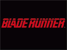 Title screen of Blade Runner on the Microsoft Windows.