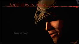 Title screen of Brothers in Arms - Hell's Highway on the Microsoft Windows.