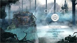 Title screen of Child of Light (Deluxe Edition) on the Microsoft Windows.