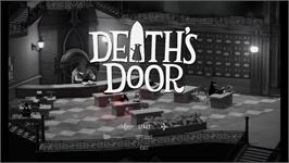 Title screen of Death's Door on the Microsoft Windows.