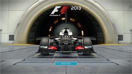 Title screen of F1 2013 (Classic Edition) on the Microsoft Windows.