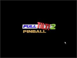 Title screen of Full Tilt! 2 Pinball on the Microsoft Windows.