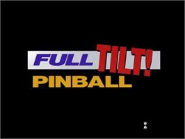 Title screen of Full Tilt! Pinball on the Microsoft Windows.