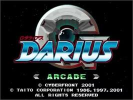 Title screen of G Darius on the Microsoft Windows.