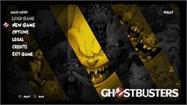 Title screen of Ghostbusters on the Microsoft Windows.
