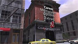Title screen of Ghostbusters - The Video Game on the Microsoft Windows.