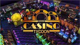 Title screen of Grand Casino Tycoon on the Microsoft Windows.