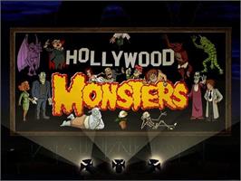 Title screen of Hollywood Monsters on the Microsoft Windows.