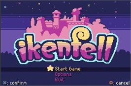 Title screen of Ikenfell on the Microsoft Windows.