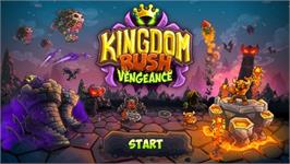 Title screen of Kingdom Rush - Vengeance on the Microsoft Windows.