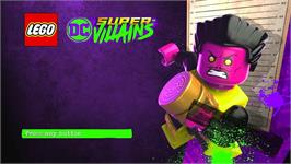 Title screen of LEGO DC Super-Villains on the Microsoft Windows.