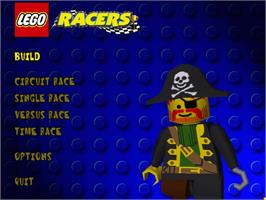 Title screen of LEGO Racers / LEGO Racers 2 on the Microsoft Windows.