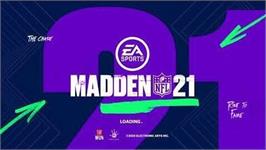 Title screen of Madden NFL 21 on the Microsoft Windows.