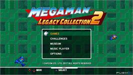 Title screen of Mega Man - Legacy Collection 2 on the Microsoft Windows.