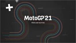 Title screen of MotoGP 2 on the Microsoft Windows.