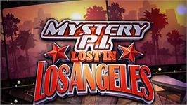 Title screen of Mystery P.I. - Lost in Los Angeles on the Microsoft Windows.
