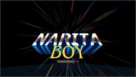 Title screen of Narita Boy on the Microsoft Windows.