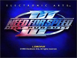 Title screen of Need for Speed 3 - Hot Pursuit on the Microsoft Windows.