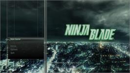 Title screen of Ninja Blade on the Microsoft Windows.
