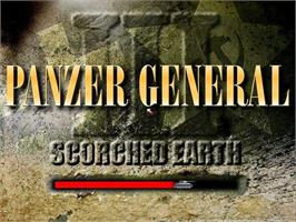 Title screen of Panzer General 3 - Scorched Earth on the Microsoft Windows.